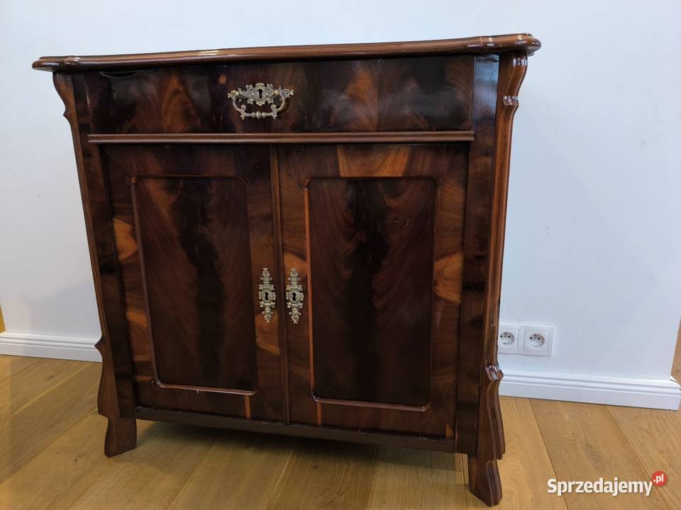 Piękna oryginalna XIX wieczna komoda Ludwik Łódź