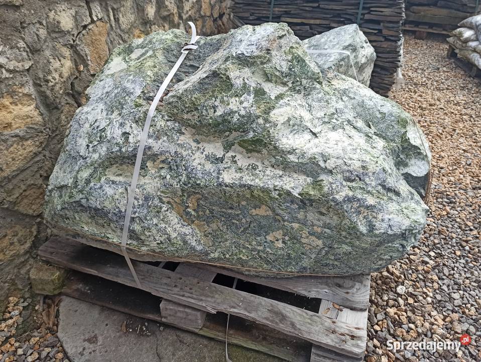 Kamień do gabionu zielony Serpentynit ozdobny Oświęcim