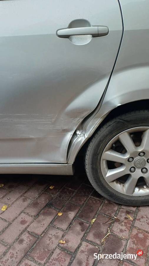 Uszkodzona stłuczce Toyota Corolla Verso Sierpc