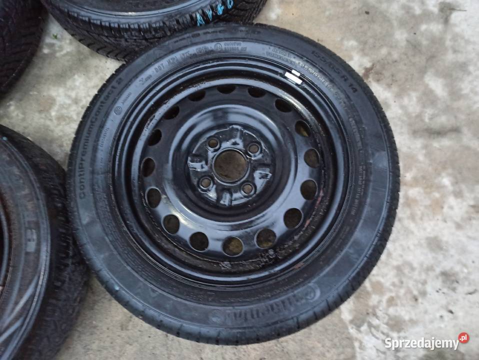 FELGI STALOWE 4X100 Z OPONAMI ZIMOWYMI AYGO Milejów-Osada