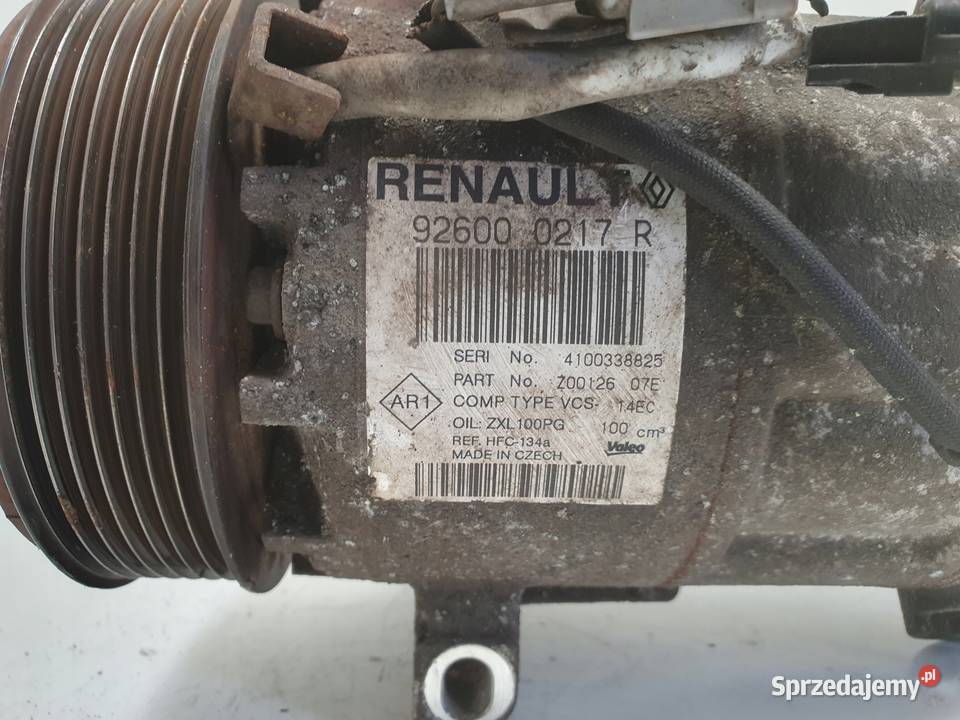 Renault Clio IV 09 TCe SPRĘŻARKA KLIMATYZACJI osobowe Janów