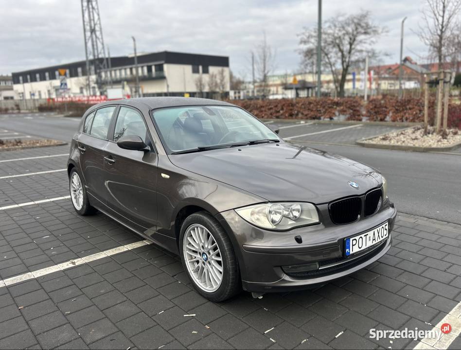 BMW 118d E87 skóra tempomat brązowy Pleszew