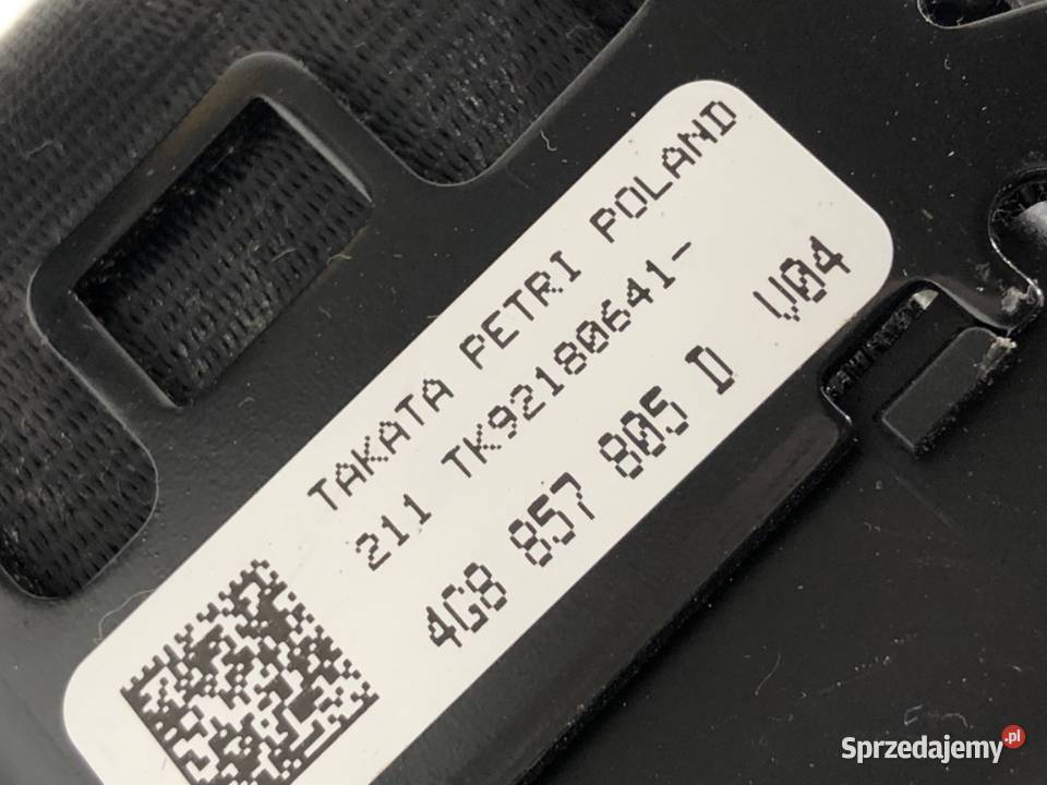 PAS BEZPIECZEŃSTWA PRAWY TYŁ AUDI A7 4G podkarpackie