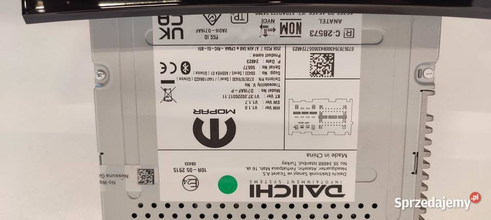 OPEL MOVANO FIAT DUCATO RADIO NAWIGACJA EKRAN osobowe