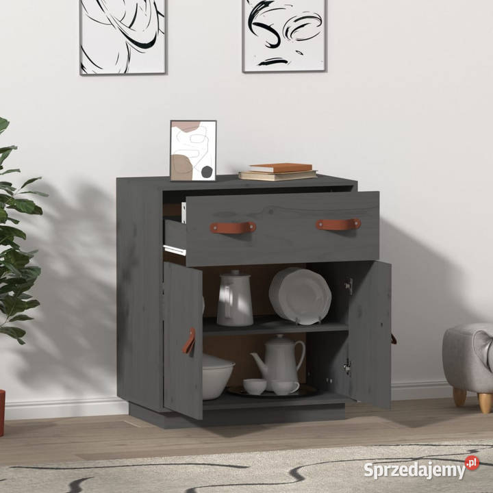 Szafka szara 655x40x75 lite drewno sosnowe mazowieckie Warszawa
