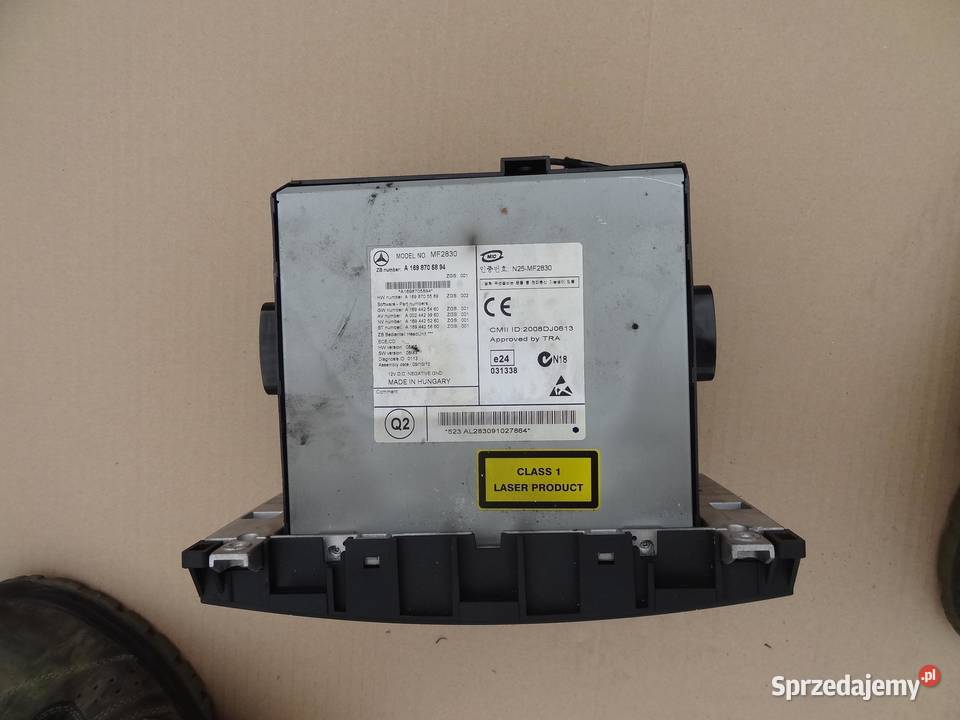 RADIO CD MERCEDES W245 A1698705894 A1698705589