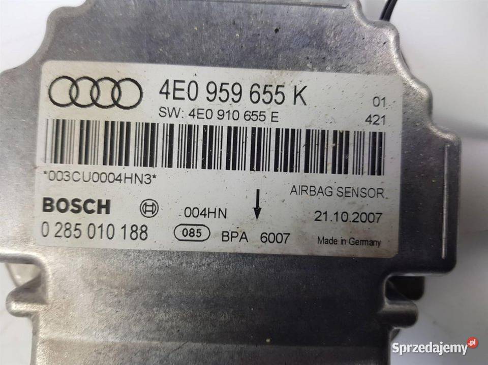 SENSOR AIRBAG AUDI A8 D3 LIFT 4E0959655K Lipno