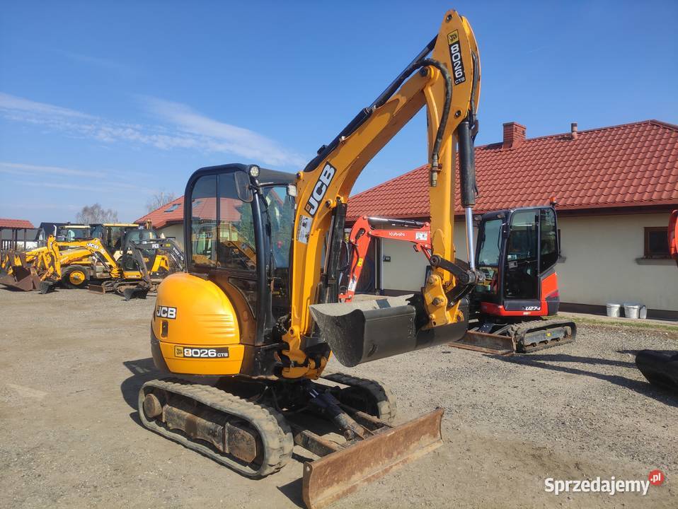 Minikoparka JCB 8026cts 2014r 4000 mtg Rok produkcji 2014 Ryżki