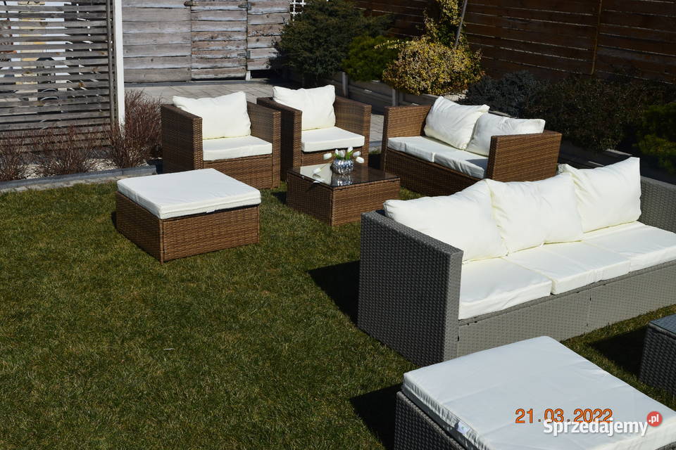 komplet XL BORNERO zestaw ogrodowy technorattan małopolskie Bosutów