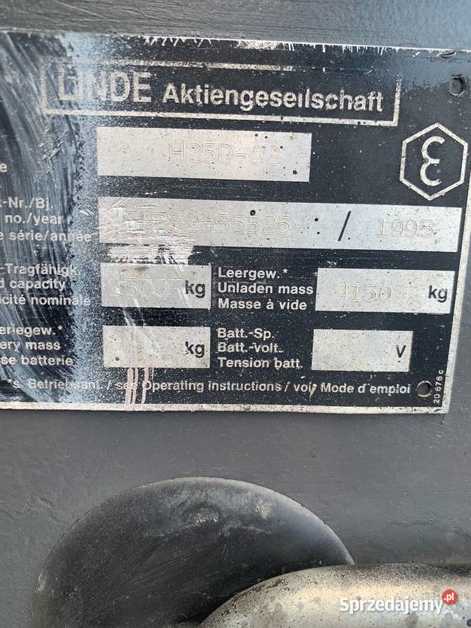 Linde H25D 02 Wózek widłowy widlak Jungheinrich Łaskarzew