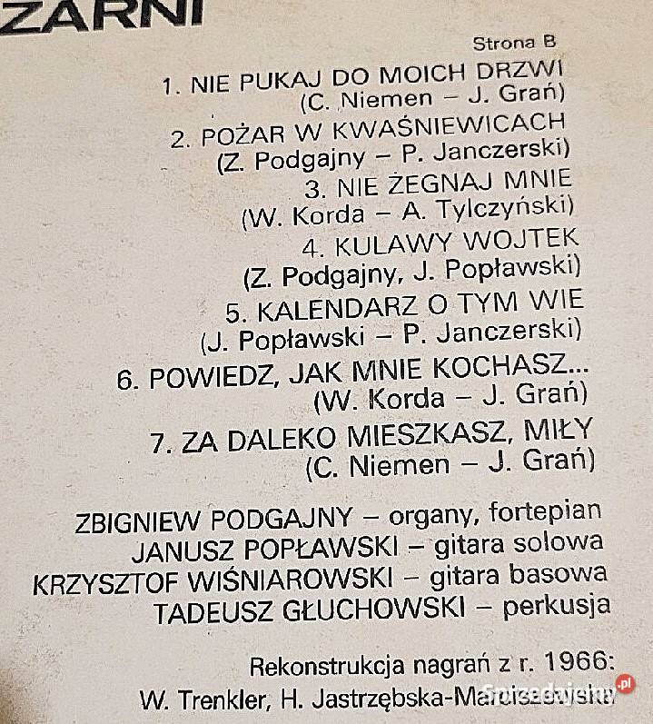 NiebieskoCzarni Alarm reedycja płyta winylowa z kujawsko-pomorskie Chełmno