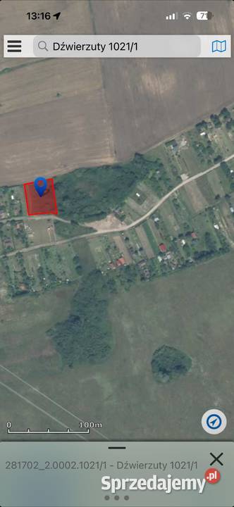 Działka budowlana na mazurach 1457m2