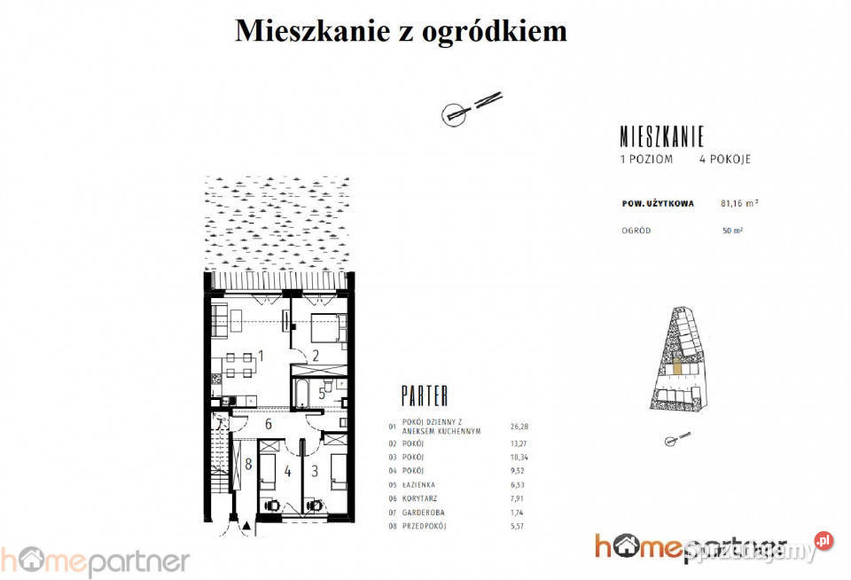 sprzedaży mieszkania Wrocław 8116m2 4 pokoje