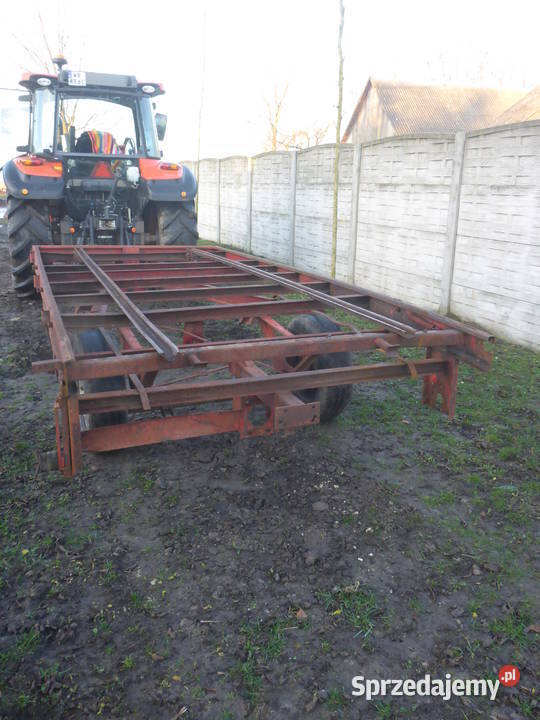 przyczepa KRONE optimat jednoosiowa rozrzutnik Radom