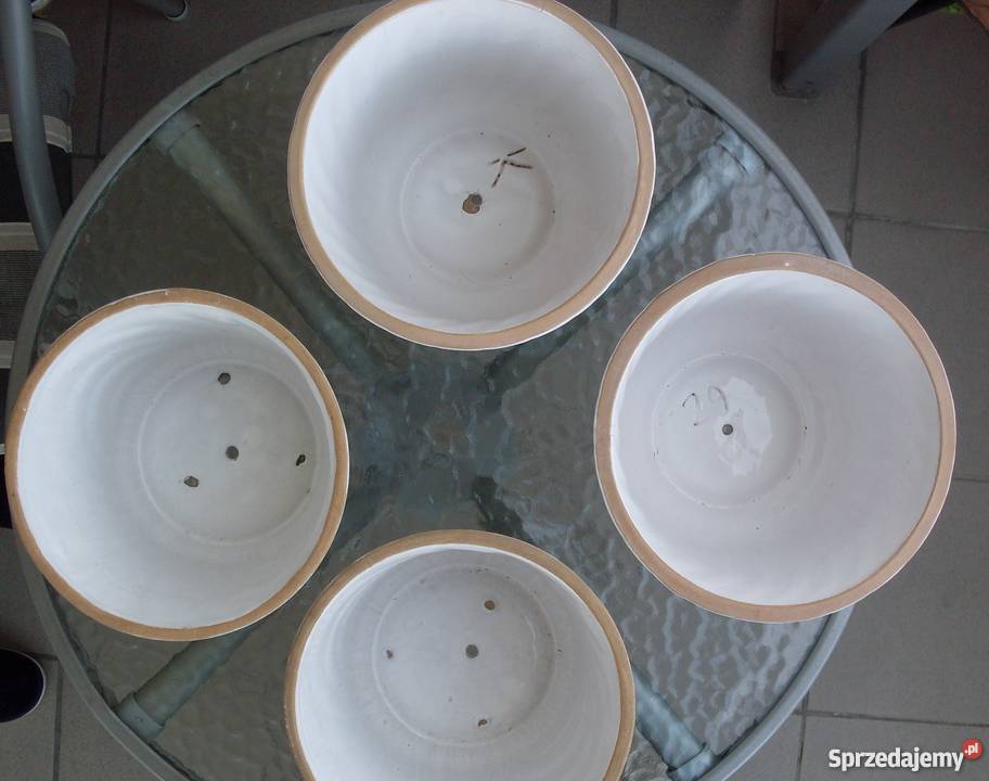 DONICE CERAMICZNE BIAŁE biały Poznań