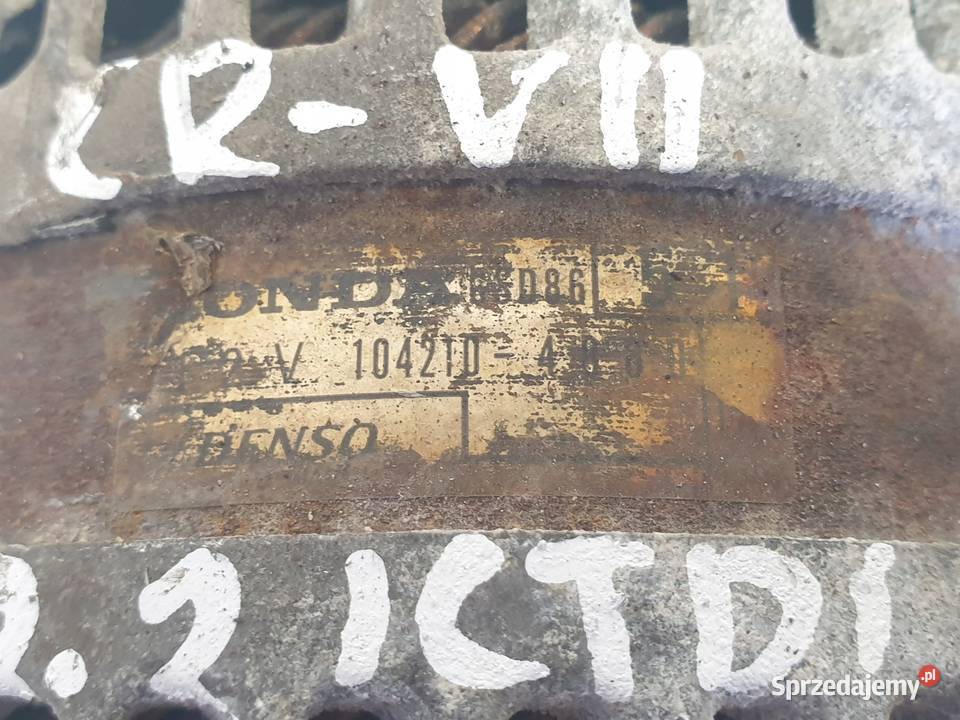 ALTERNATOR Honda CRV II 22 iCDTI denso Rudka