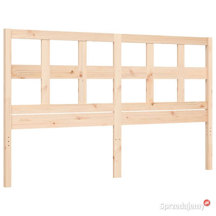 Rama łóżka z wezgłowiem lite drewno 160x200 Warszawa