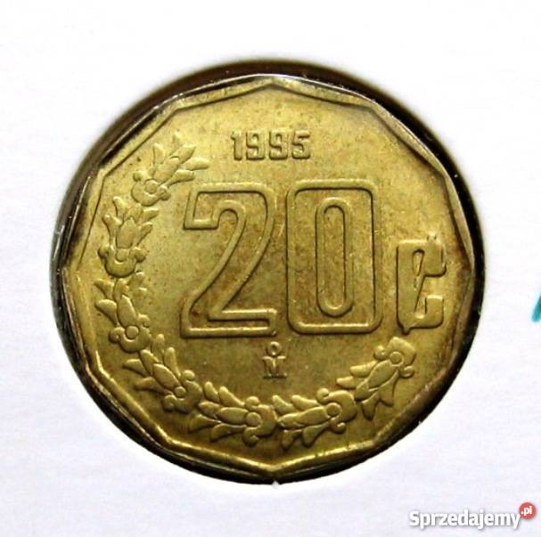 Meksyk 20 Centavos 1995r w Holderze ładna sprzedam