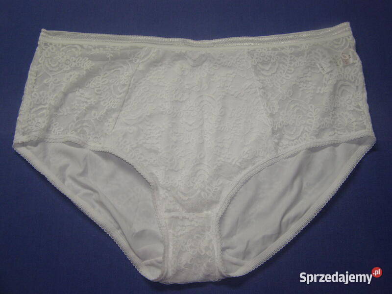 Majtki białe koronka rozmiar XXXL 1846 GEORGE Bielizna damska sprzedam
