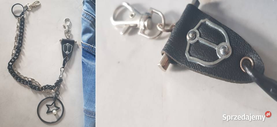 spodnie dżinsy zdobione łańcuszki kieszonki Moda i Styl Kielce