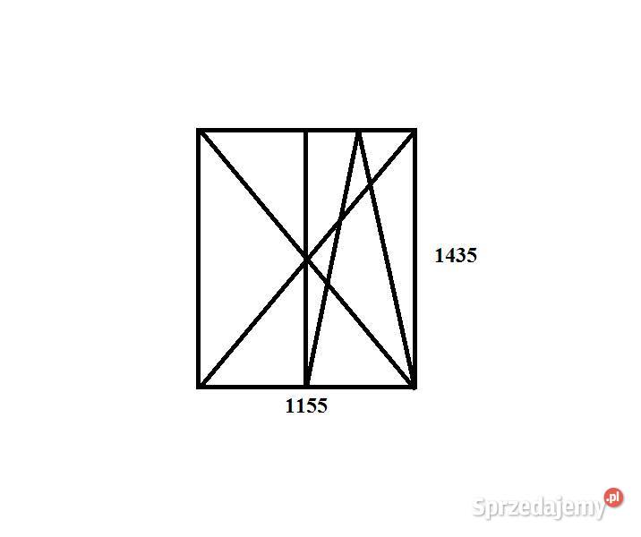 Okno PCV 1155x1435 Drzwi i okna Białystok