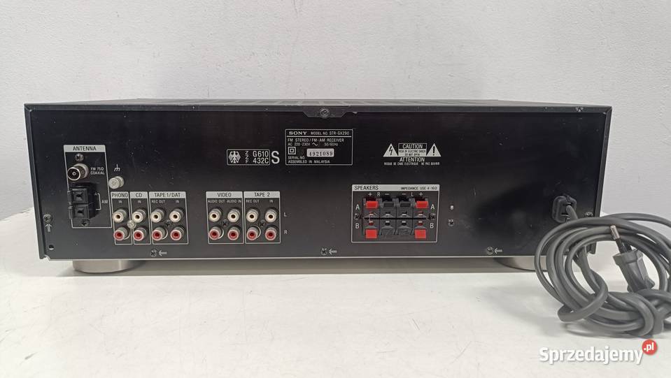 SONY STRGX290 Amplituner bez pilota Poznań