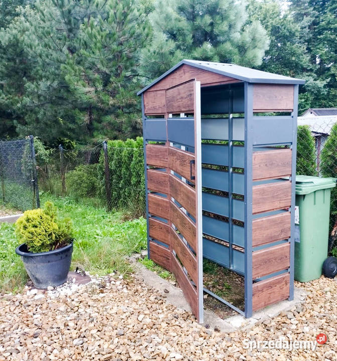 Wiata śmietnikowa dwuspad 15x05m Schowek mazowieckie Przasnysz