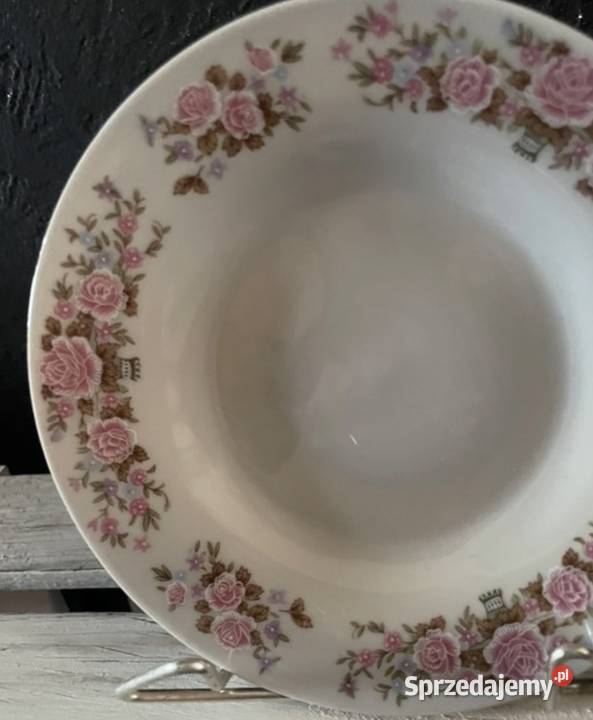 Talerzyk deserowy porcelanowy Petals Wałbrzych