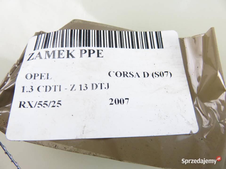 ZAMEK PRAWY PRZEDNI OPEL CORSA D S07 13258274 Zamki, wkładki i kluczyki sprzedam