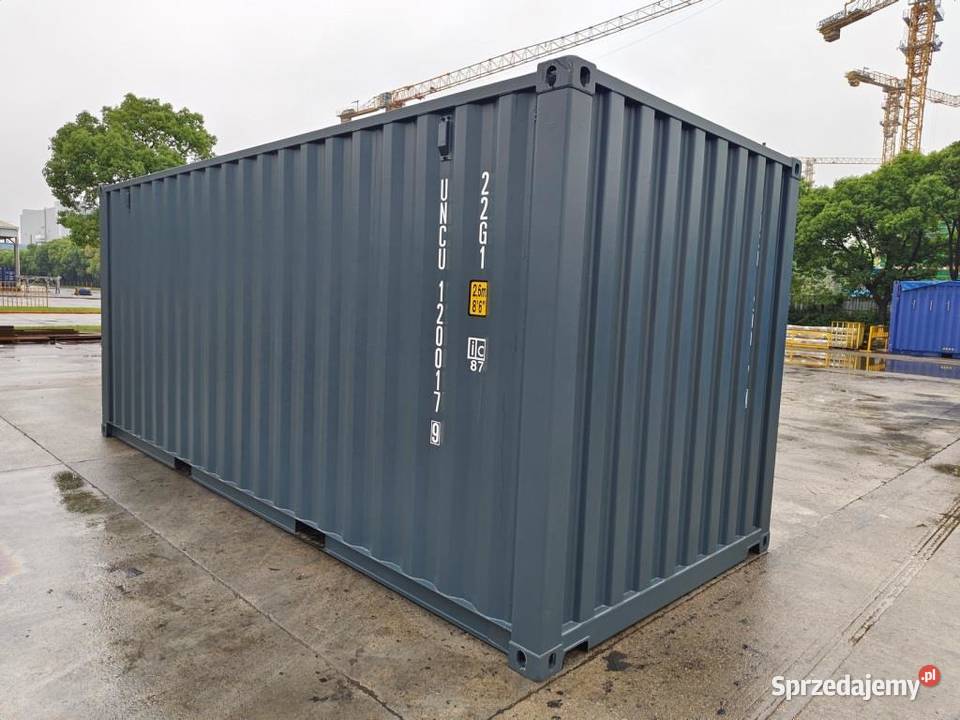 Kontener 20DV NOWY RAL 70167031 morski Łódź