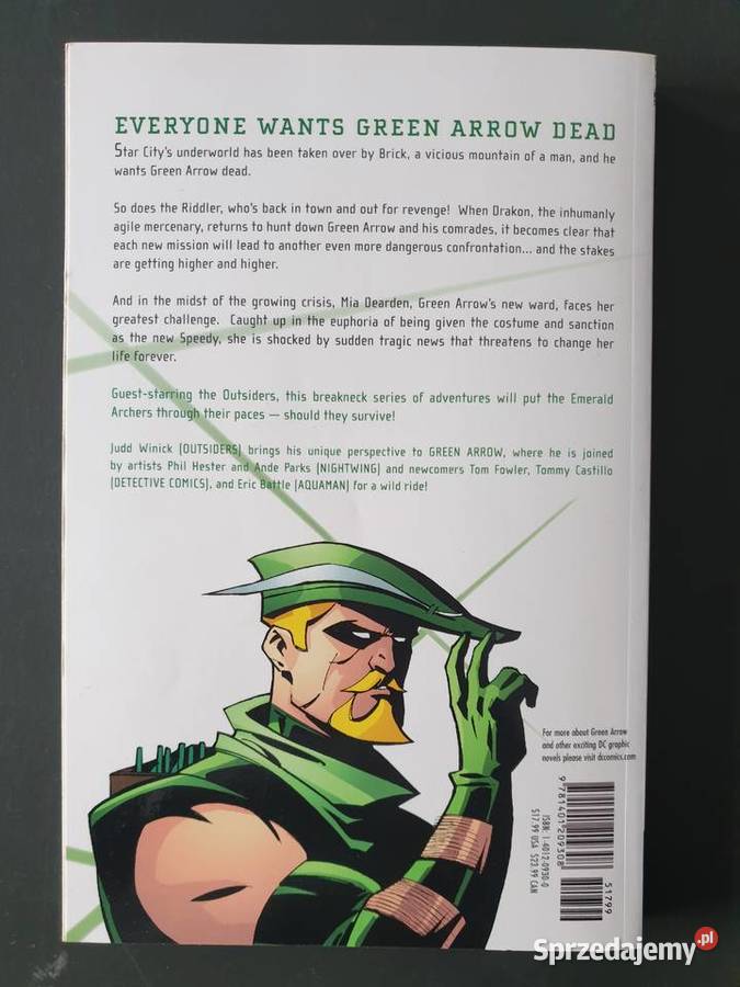Green Arrow Moving Targets oryginalny komiks DC Gdynia