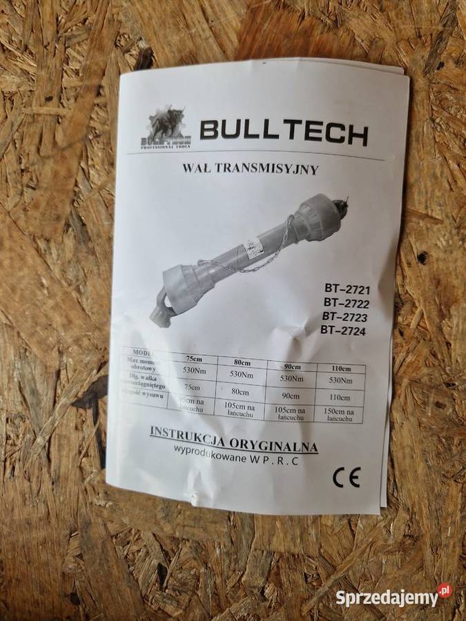 Wałek przekaźnika mocy do ciągnika frezowany 75 Głogowa