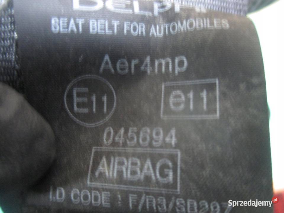 KIA SOUL I 09r pas bezpieczeństwa lewy przód