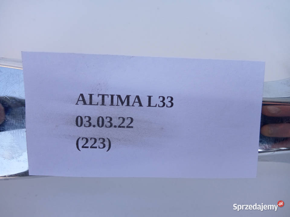 KLAMKA DRZWI LEWY PRZÓD NISSAN ALTIMA L33 1318 Nowy Tomyśl