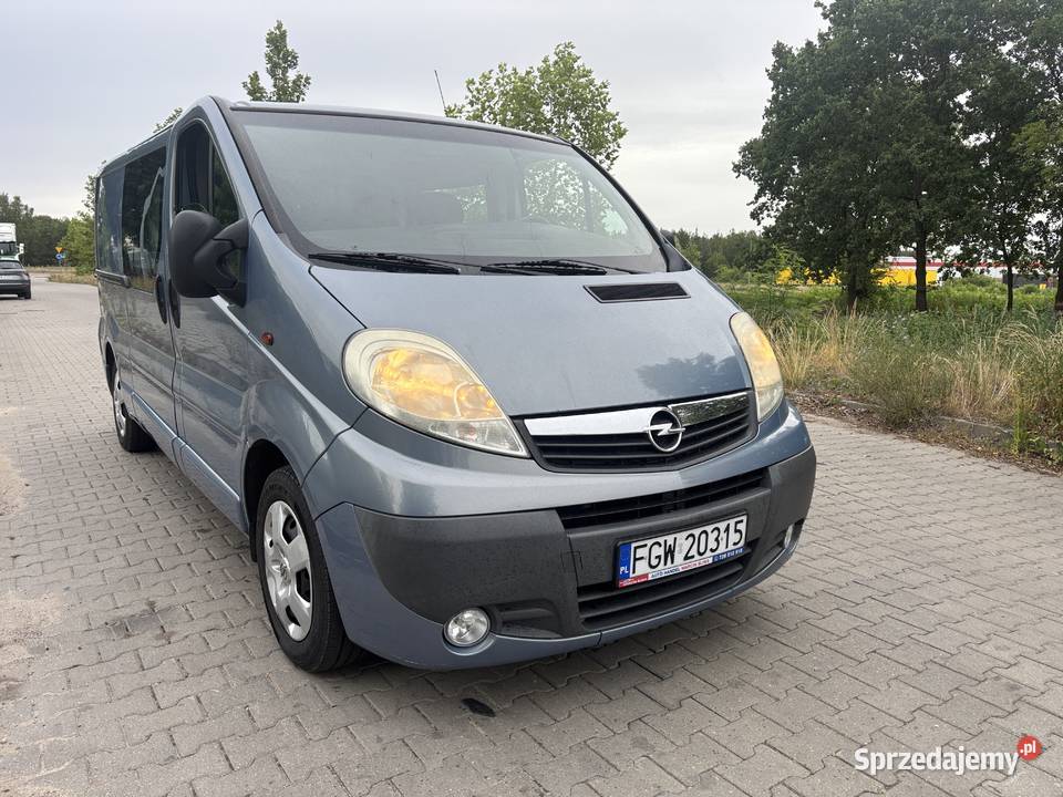 Opel Vivaro L2H1 20 benzynaLPG wersja 5osobowa 335000km Kostrzyn nad Odrą