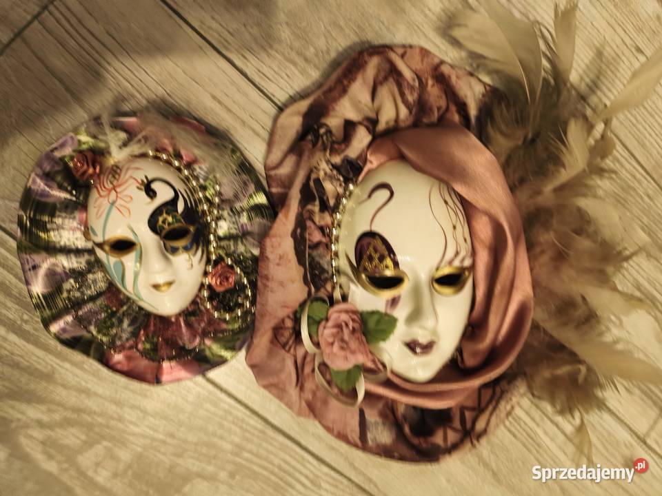 Maski porcelanowe 2 sztuki Jelenia Góra