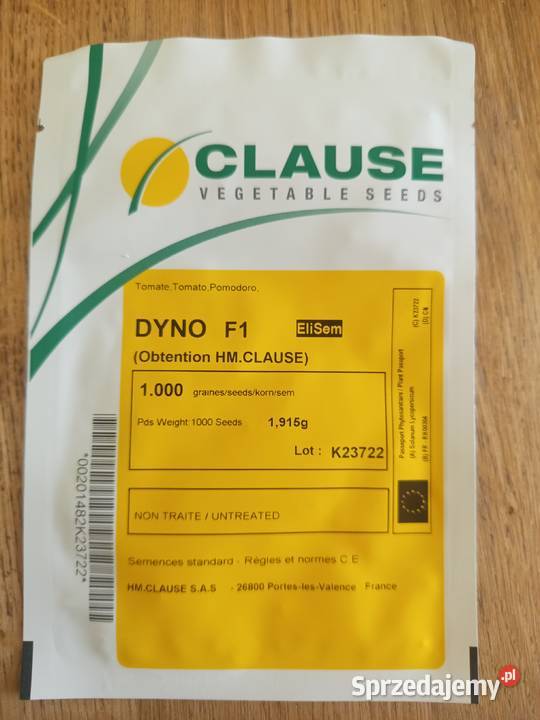 Nasiona Pomidor gruntowy Dyno F1 clause