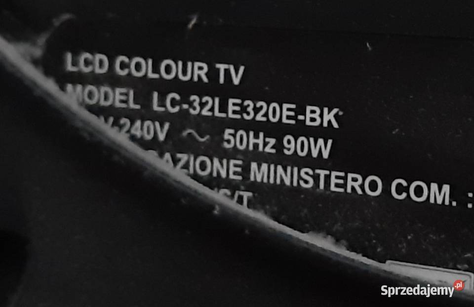 Telewizor LCD SHARP model LC 32LE320EBK dekoder Sosnowiec