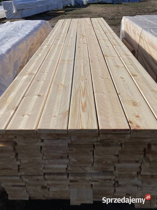 Deska tarasowa 26x144mm B 2 gatunek Sosna Krosno Odrzańskie