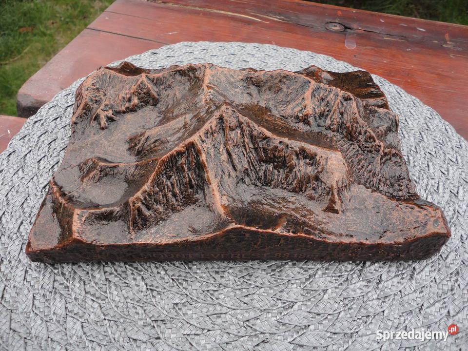 Mt Everest Lhotse 3D mapa plastyczna świętokrzyskie Piekoszów