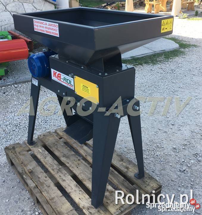 Zgniatacz Gniotownik Walcowy do Ziarna TRANSPORT nieuszkodzony Rossosz