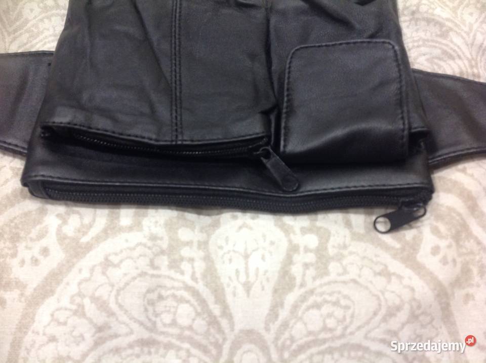 Nerka Skórzana Męska czarna j Nowa eko skóra lubuskie