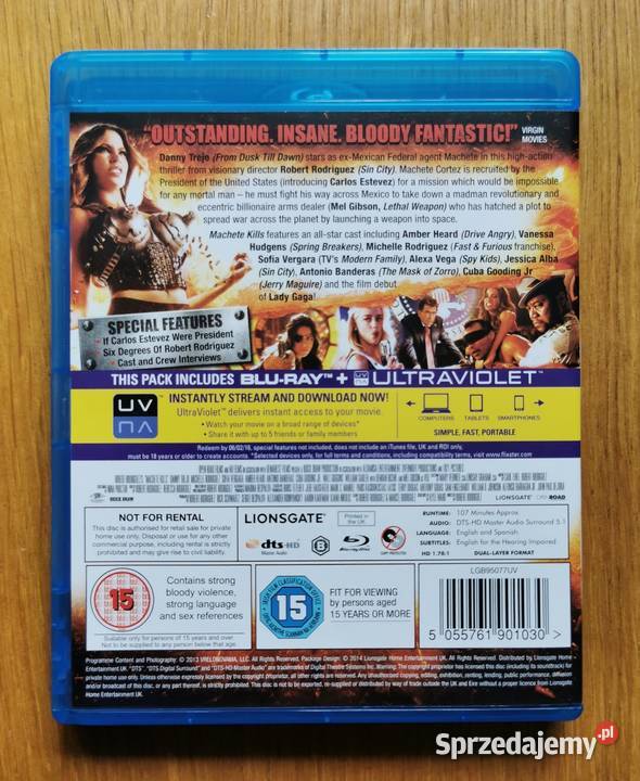 Machete Kills Maczeta Zabija Bluray En 2013 Mel akcja Filmy Parzęczew