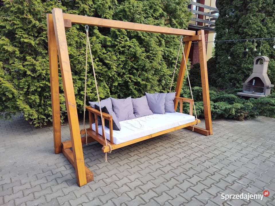 Huśtawka ogrodowa łóżko ogrodowe bujanka łódzkie Ozorków