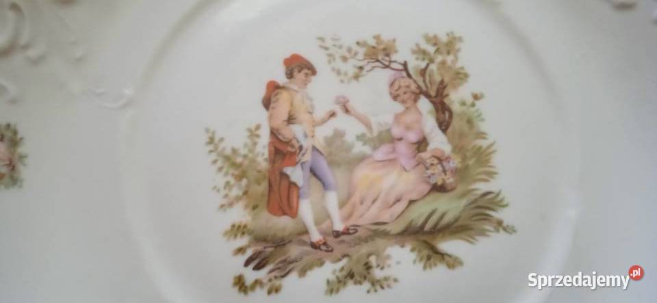 Duży talerz Porcelana Książ