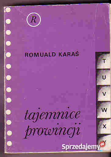3747 TAJEMNICE PROWINCJI ROMUALD KARAŚ Czyrna