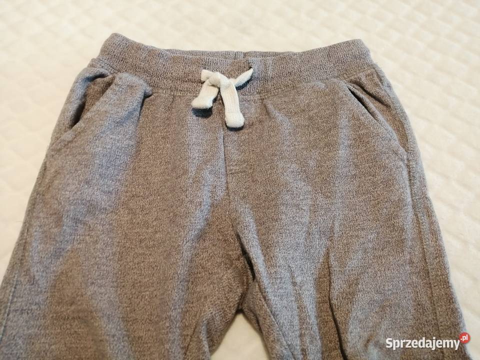 Spodnie dresowe buźki szare 98 Smyk Odzież Czeladź