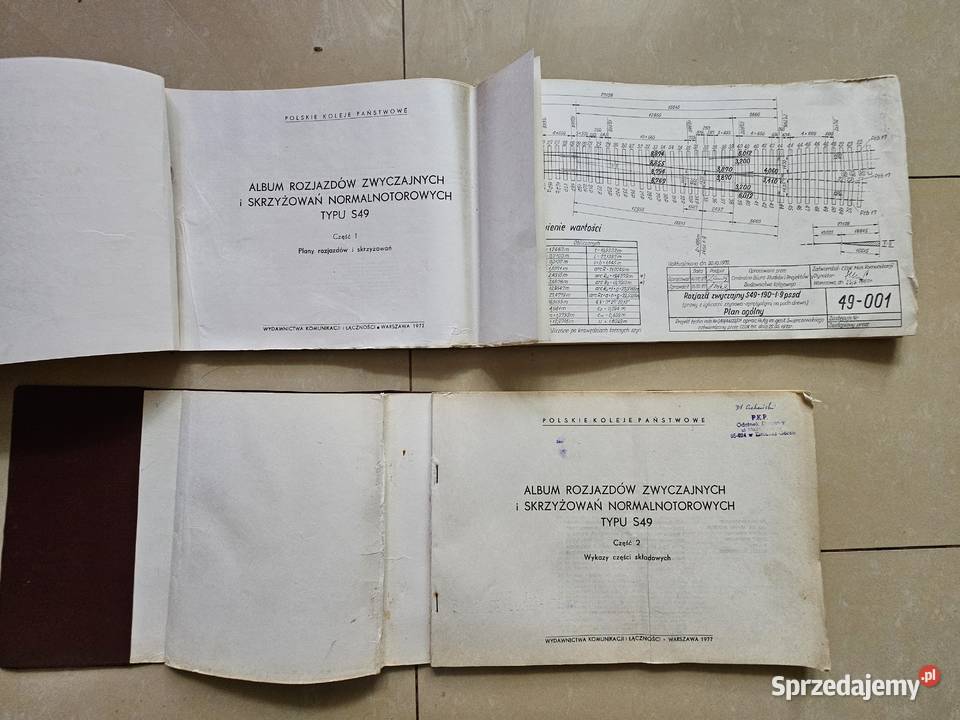 Albumy rozjazdów zwyczajnych i skrzyżowań Poradniki, albumy i reportaże lubuskie Zielona Góra