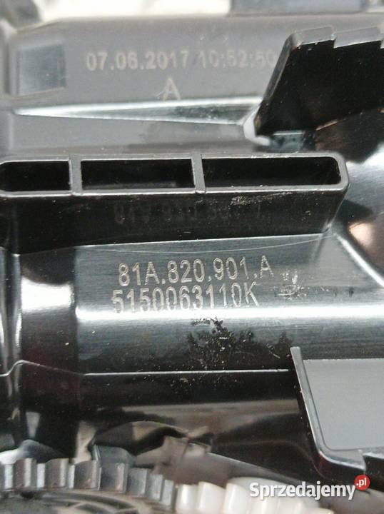 KRATKI NAWIEWU KOMPLET 81A820901A Audi A3 III Wyposażenie wnętrza świętokrzyskie