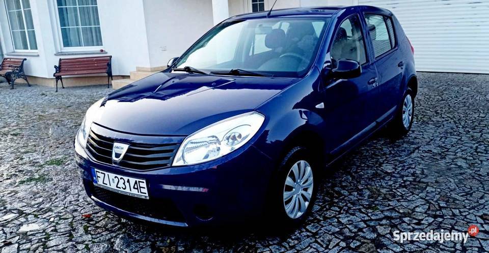 10 DACIA SANDERO 14i Klimatyzacja SERWIS 100 Sulechów sprzedam